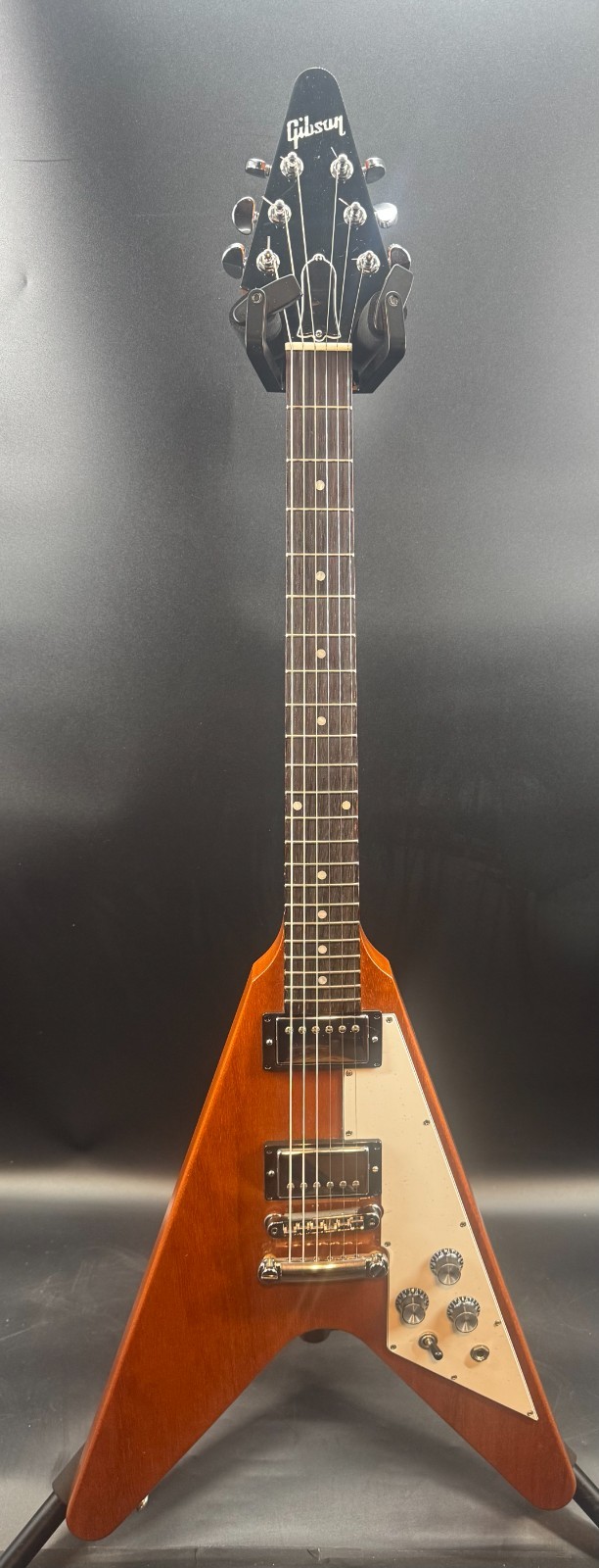 202 Gibson 70s Flying V, Antique Natural – Excellent Condition