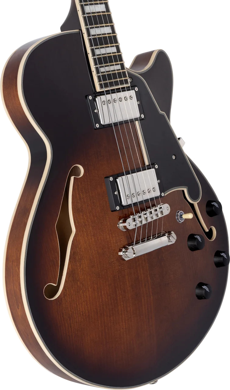 D’Angelico Premier SS Electric Guitar – Brown Burst