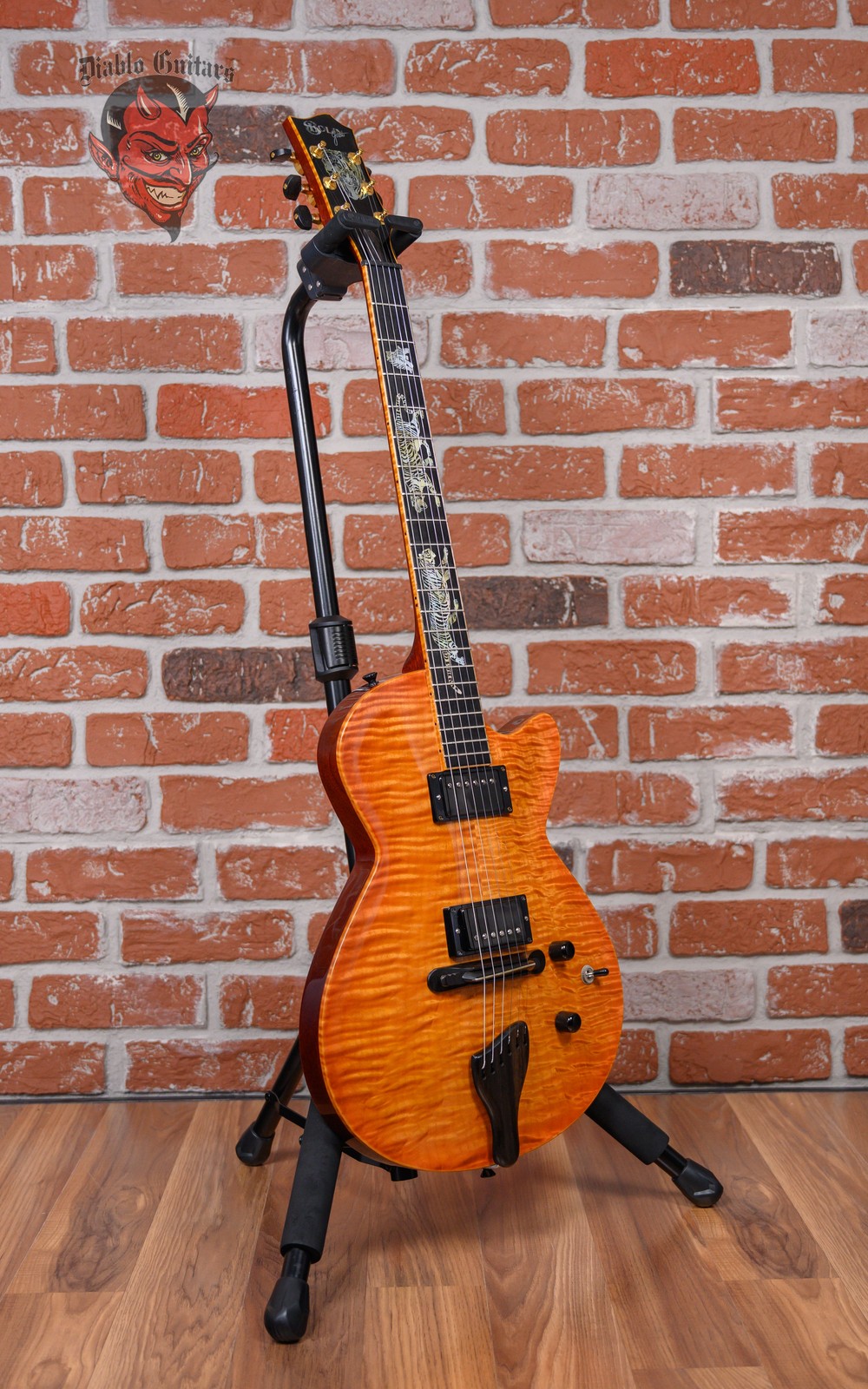 Bolin LP Flame Maple Top Cherry Burst Natural Late 1990’s w/OHSC