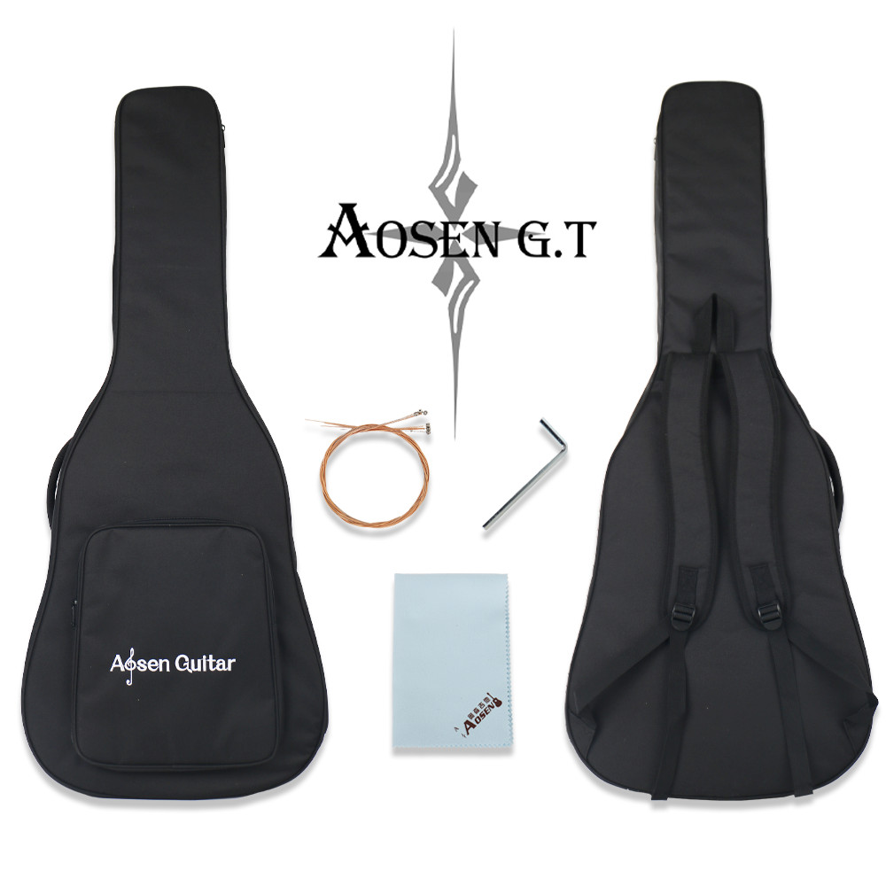 AOSEN D-410: Beginner’s acoustic guitar 41 inch Natural Wood Finish Beginner
