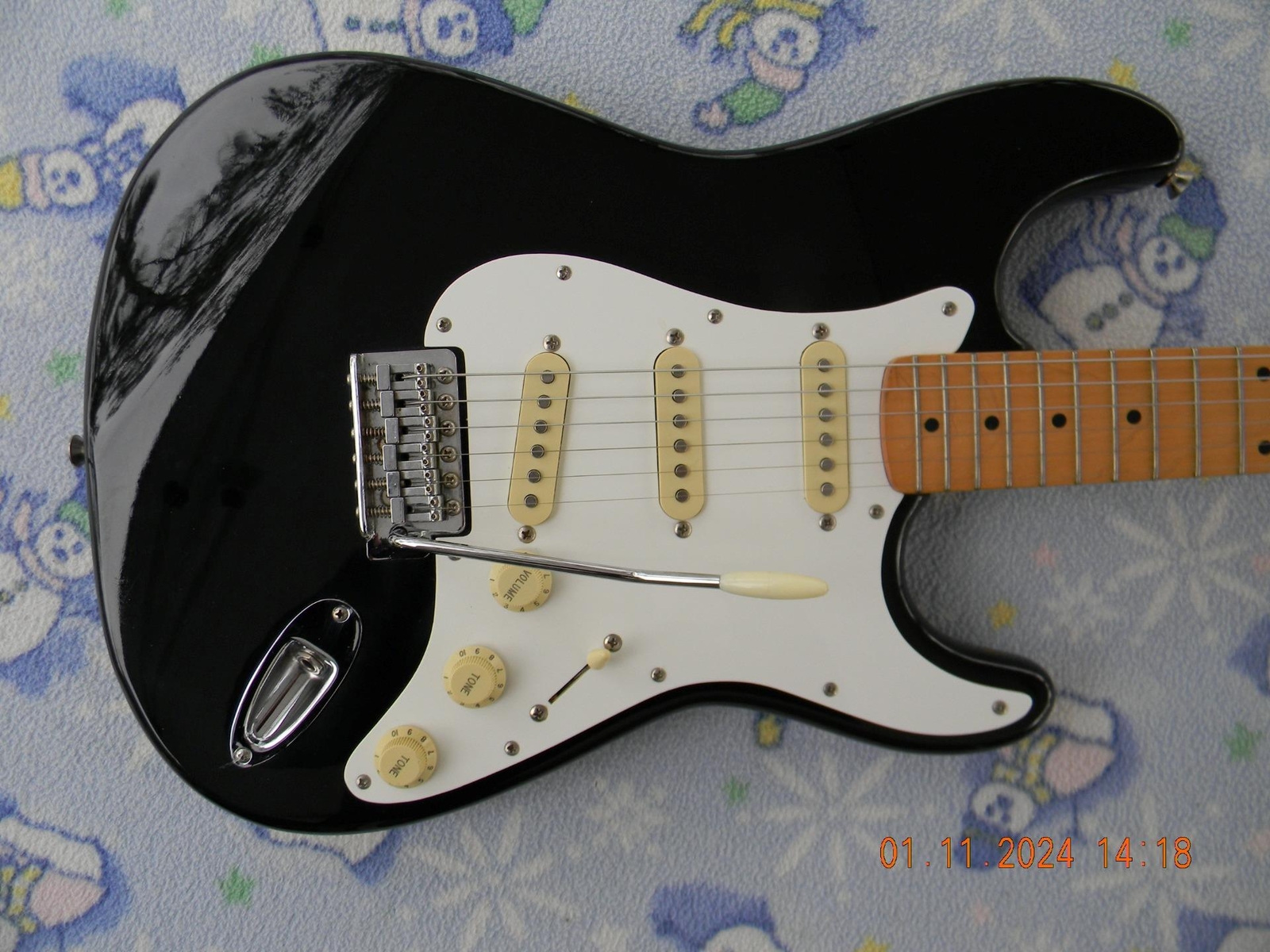 Korean Made Squier Bullet Stratocaster, SSS, Maple Neck,All Original,Very Nice