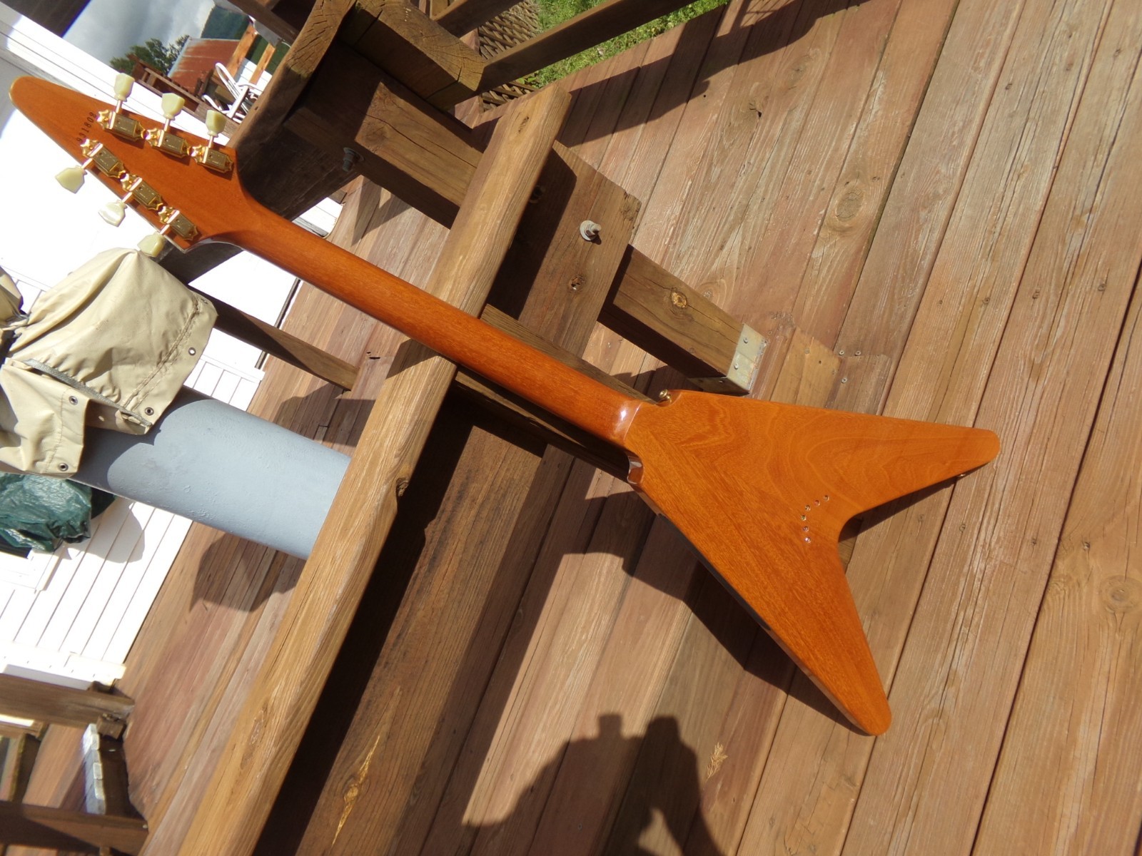 Gibson Historic Custom Shop Reissue Flying V 1959 – Natural finish exceptional