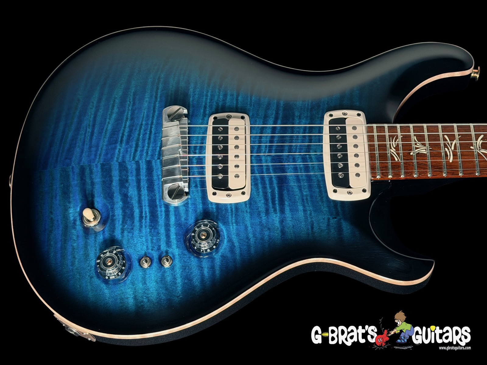 2020 PAUL REED SMITH PRS PAUL’S GUITAR w BRUSHSTROKE INLAYS ~ FADED BLUE JEAN