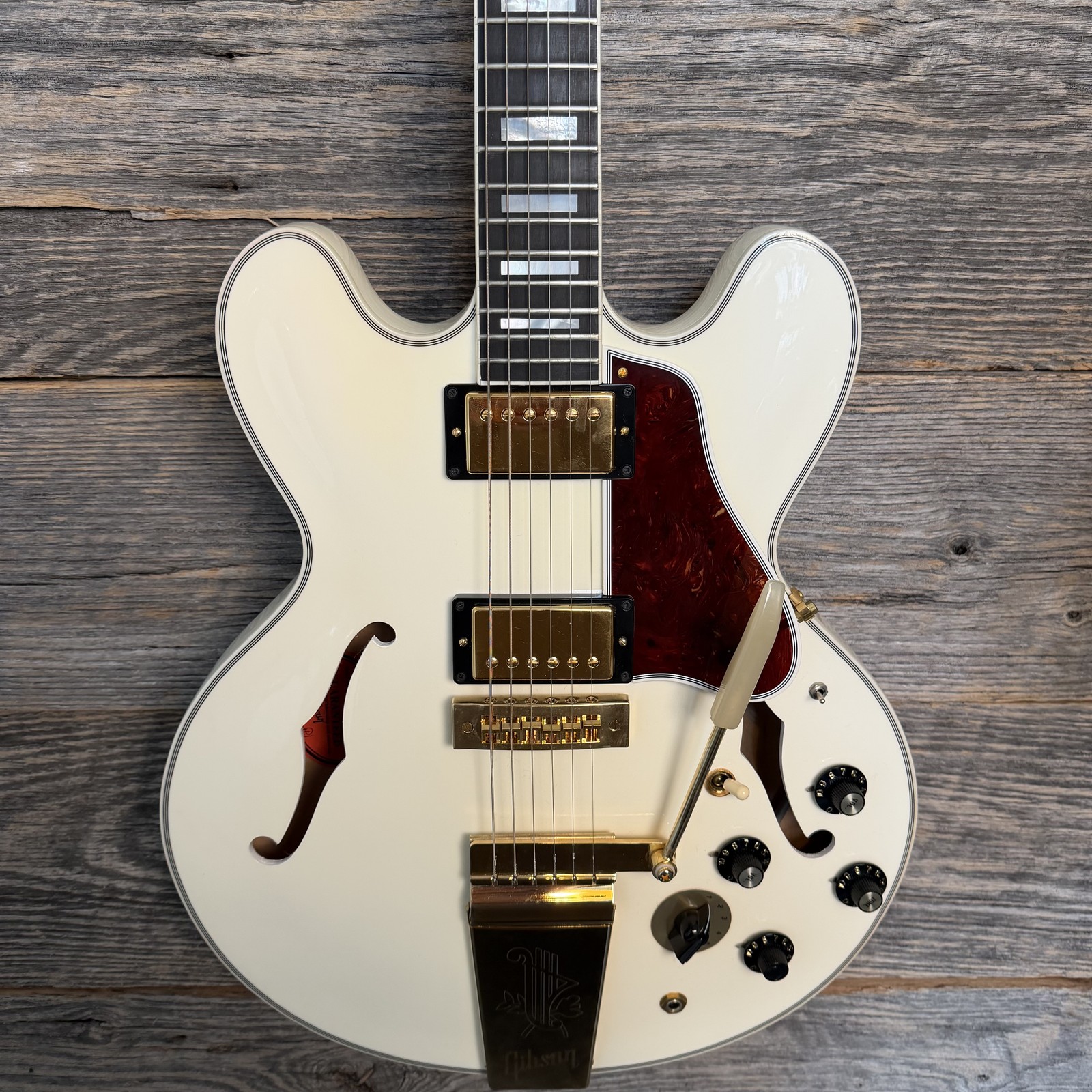 Used Gibson Custom Shop Alex Lifeson “Inspired By” ES-355 2008 – Alpine White