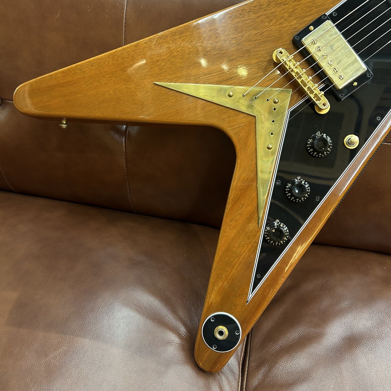 Gibson Custom Shop 1959 Flying V Mahogany Natural 2.81kg 2021 Electric Guitar