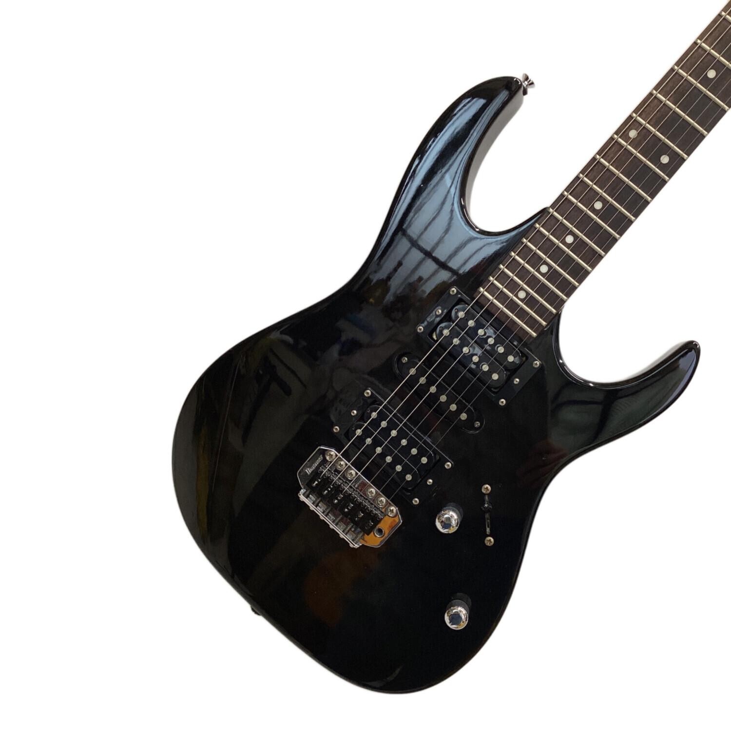 Ibanez GRX70QA GIO Electric Guitar Black HSH Made in China Preowned Japan