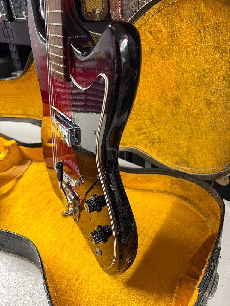 Guild S-50 Jet Star 1966 RARE Flamed Maple Headstock 100% Original (355)