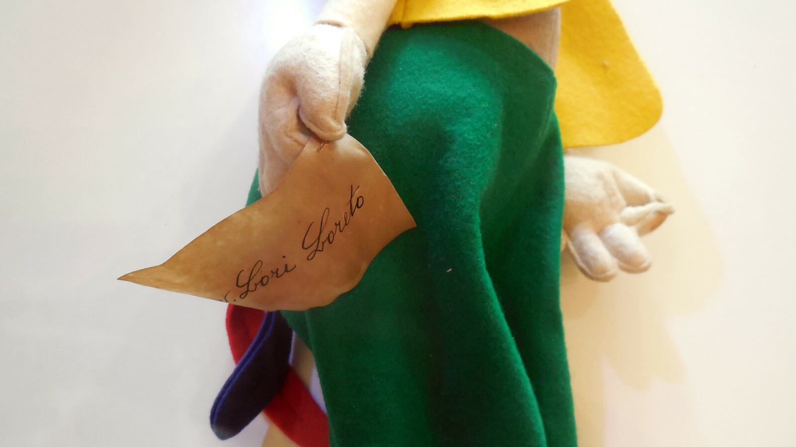 VINTAGE LARGE 16″ TOY DOLL José Carioca WALT DISNEY LENCI TURIN 1940-50s c