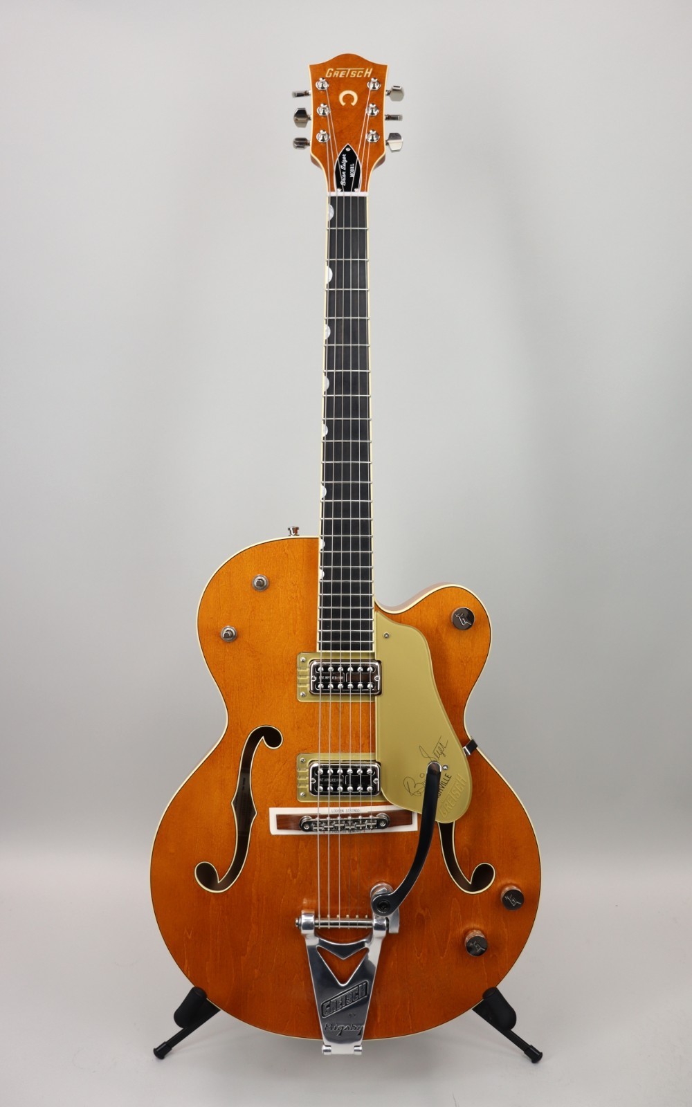 Used 2025 G6120T-BSSMK Brian Setzer Signature ’59 “Smoke” Nashville Smoke Orange