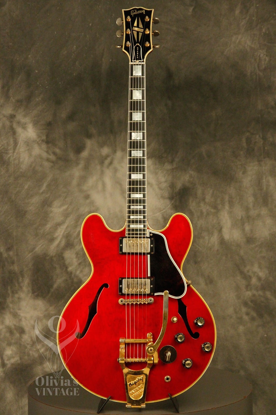 1961 Gibson ES-355 Stereo Varitone Cherry w/ ’70’s T-top pickups