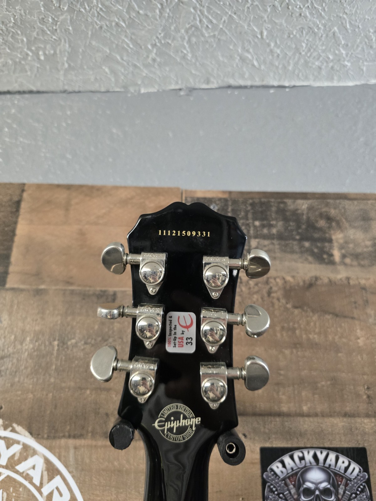 2011 Epiphone Les Paul Custom Pro Silver Burst 6-String Electric Guitar