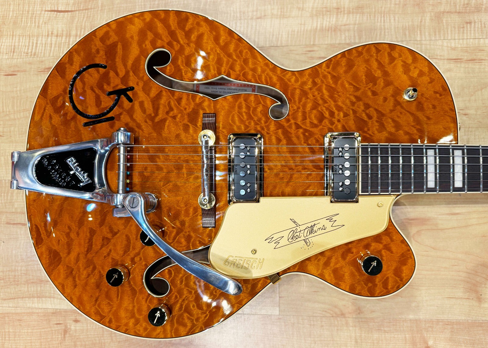 Gretsch G6120TGQM-56 Limited Edition Quilt Classic Chet Atkins Hollow Body