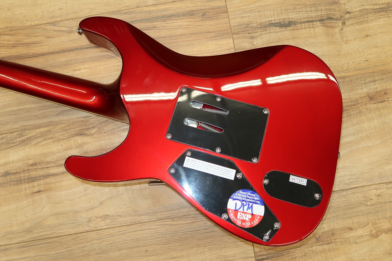 ESP LTD M1 FR Custom ’87 candy Apple Red