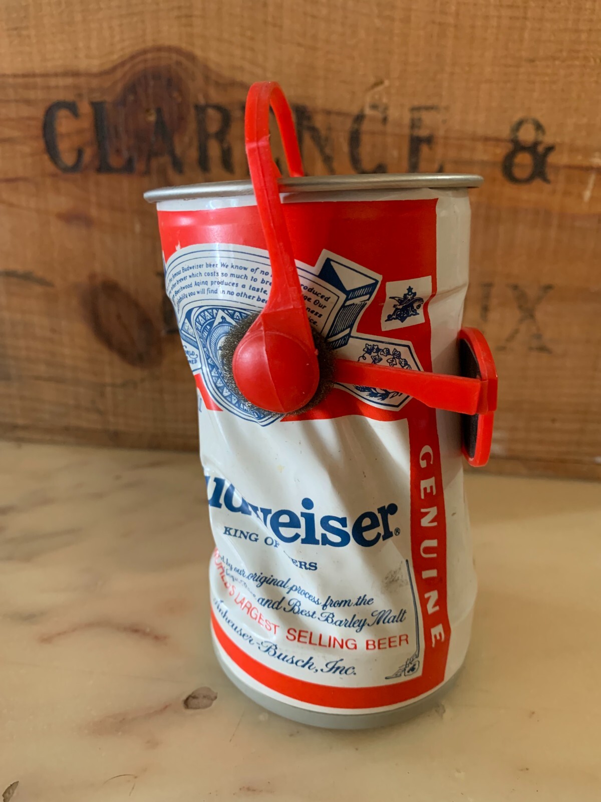 VINTAGE GADGET TOY BEER BUDWEISER CAN DANCING 1980s WORKING