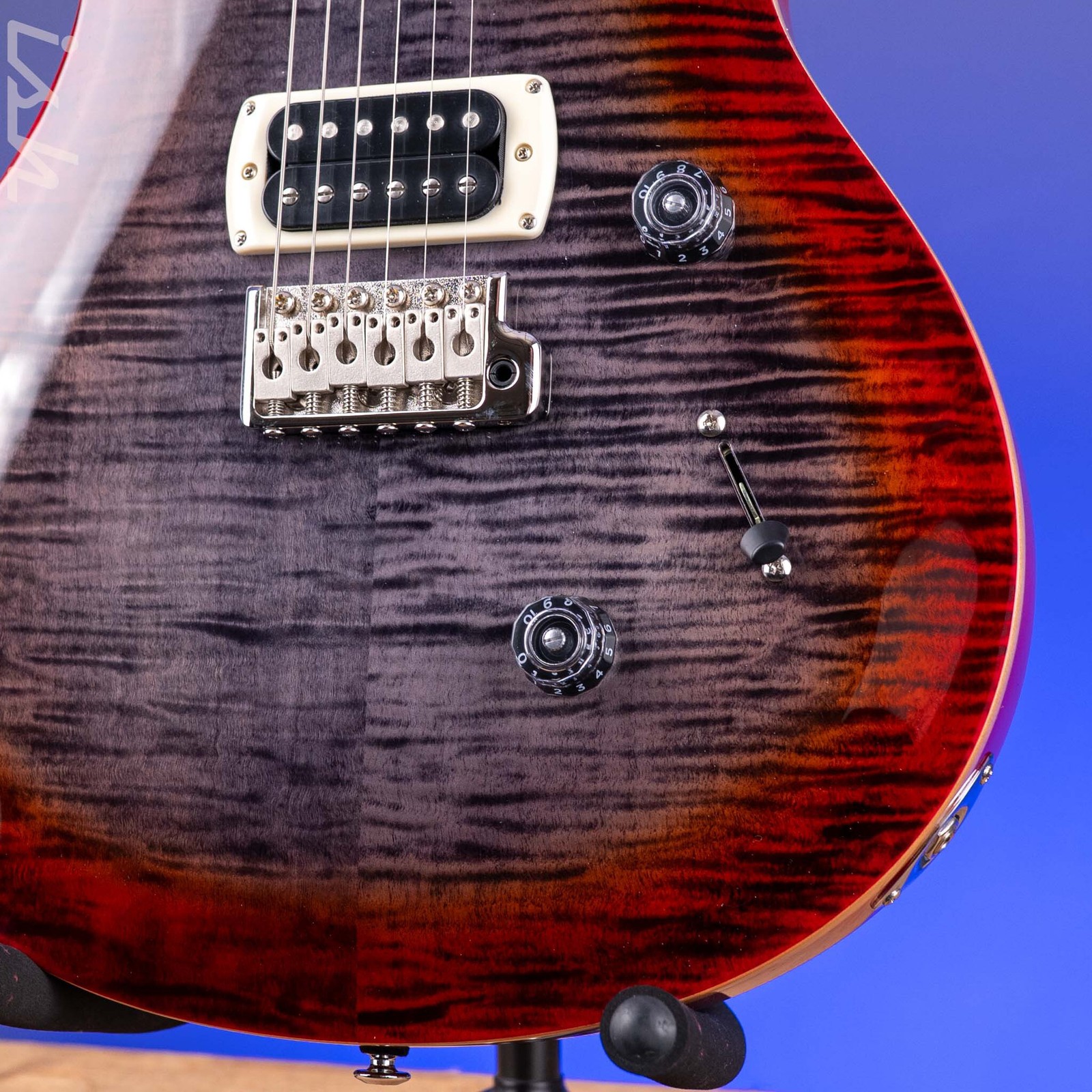 PRS SE Custom 24 Charcoal Cherry Burst