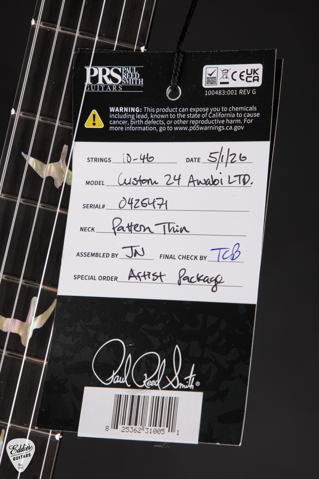 PRS Custom 24 Artist Top – Faded Indigo Blue Burst