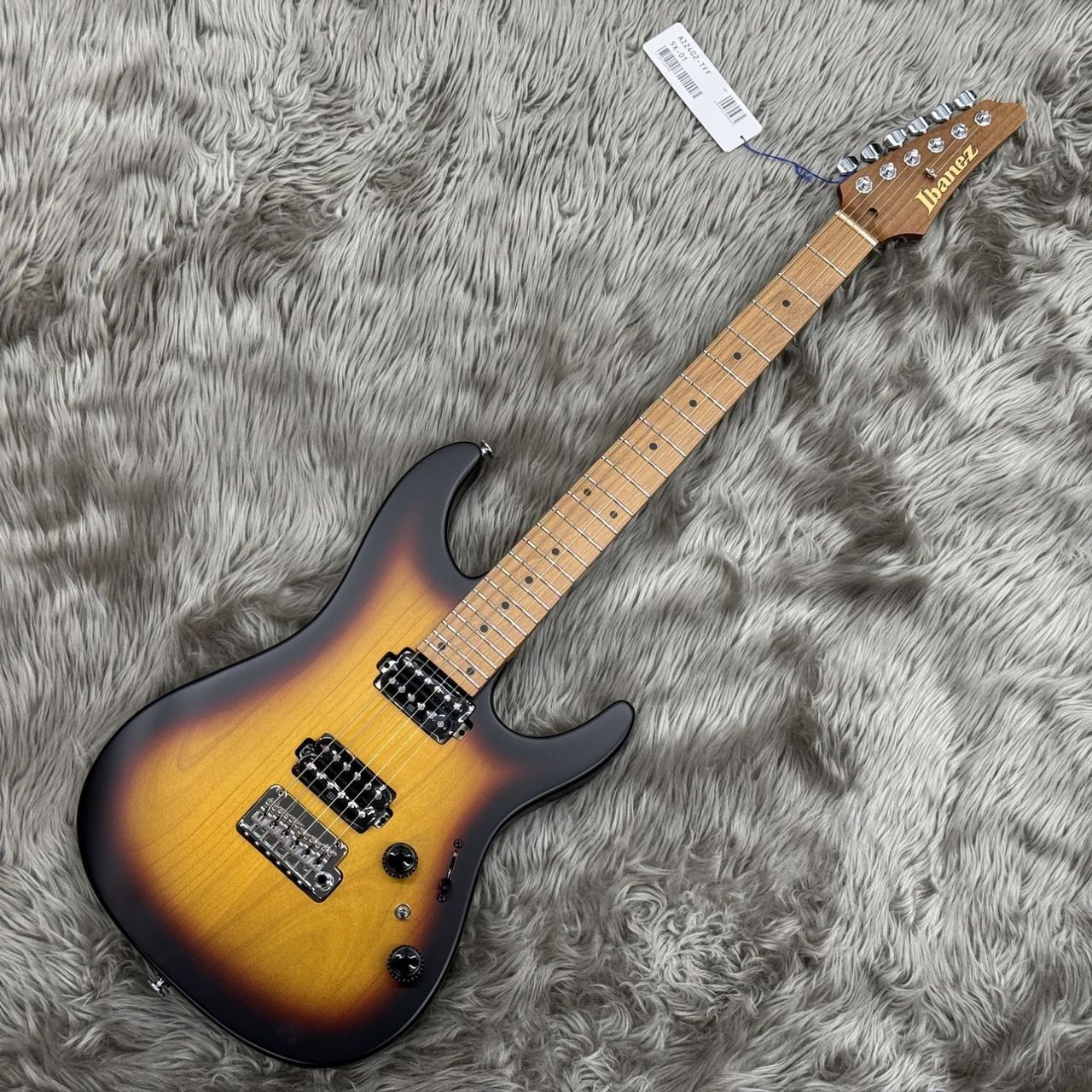 Ibanez AZ2402 Tri Fade Burst Flat Electric Guitar Stainless Frets Used