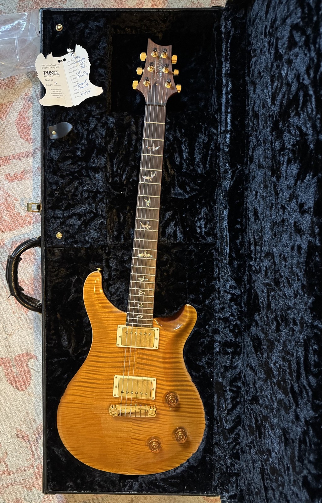 Perfect Top! 2003 PRS Artist Custom 22 – Amber