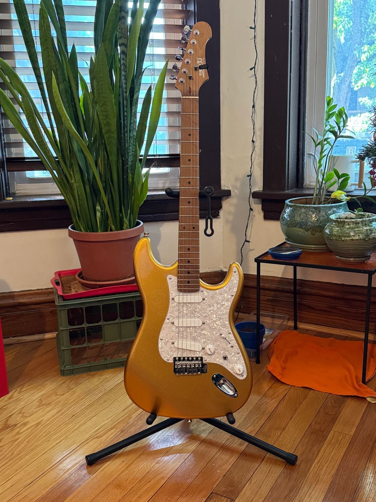 Jet Guitars JS300 S-Type w/Zexcoil Pickups, Accessories, Gator Case