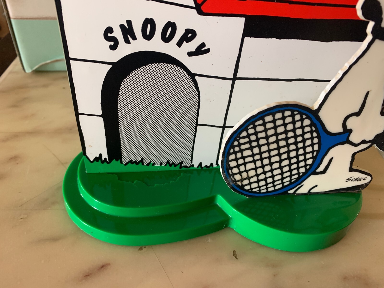 VINTAGE ORIGINAL plastic lamp ABAT JOUR SNOOPY schulz NUOVA LINEA ZERO ITALY