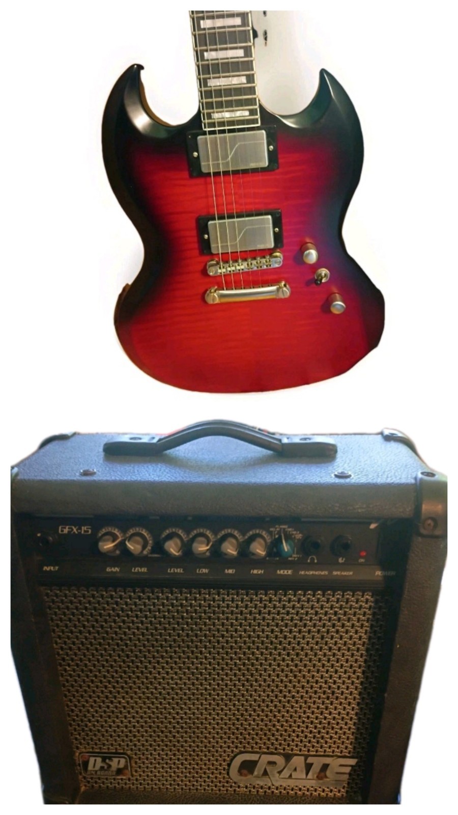 Epiphone Les Paul Prophecy (2021) + Crate GFX-15 Amp Bundle – Ready to Play!