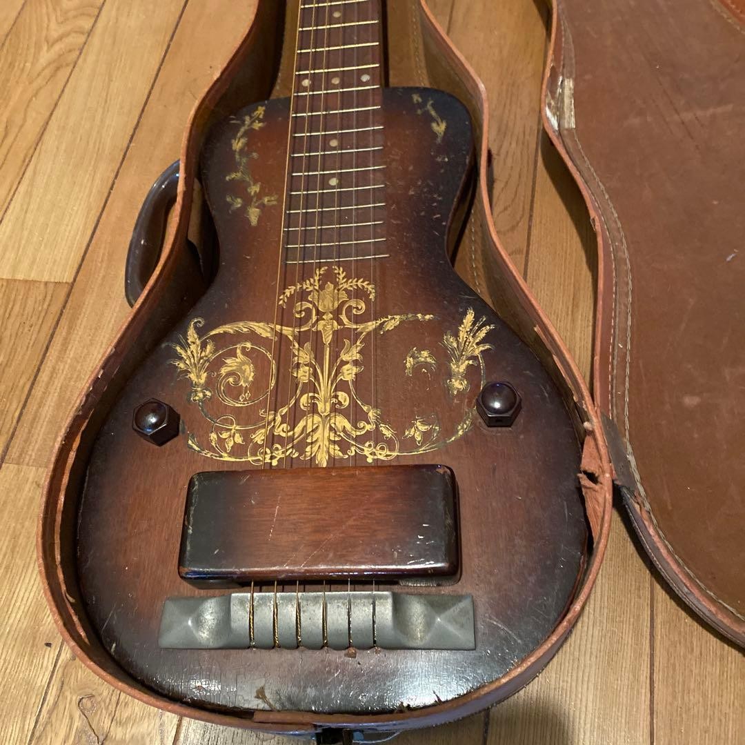 Electric Guitar Lap Steel Oahu Vintage 1930s Sunburst 6-String USAl