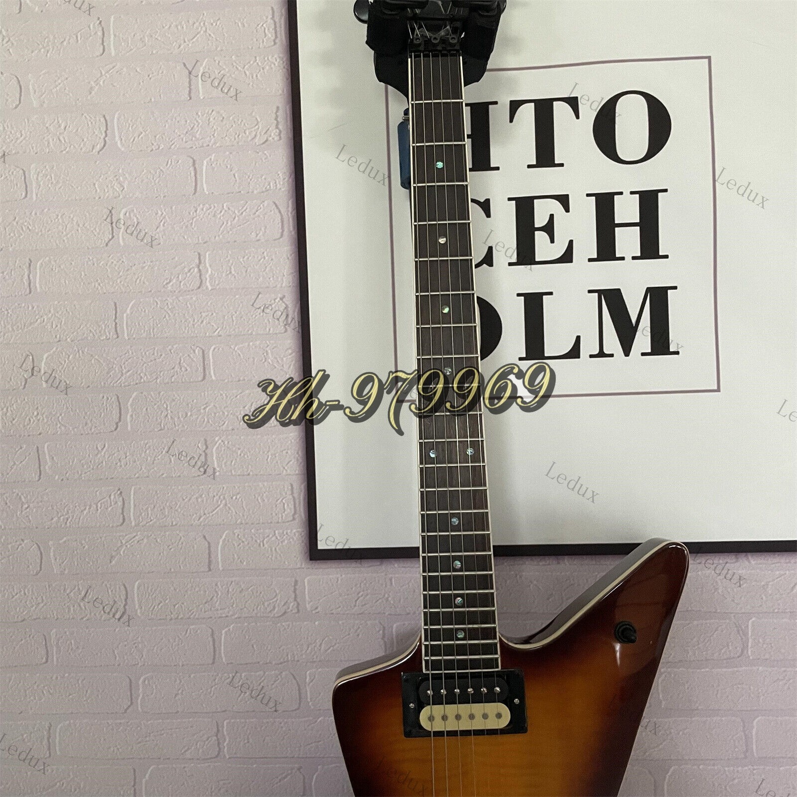 Dimebag Darrell Rebel 6 Strings Electric Guitar w/HH Pickups Floyd Rose Bridge