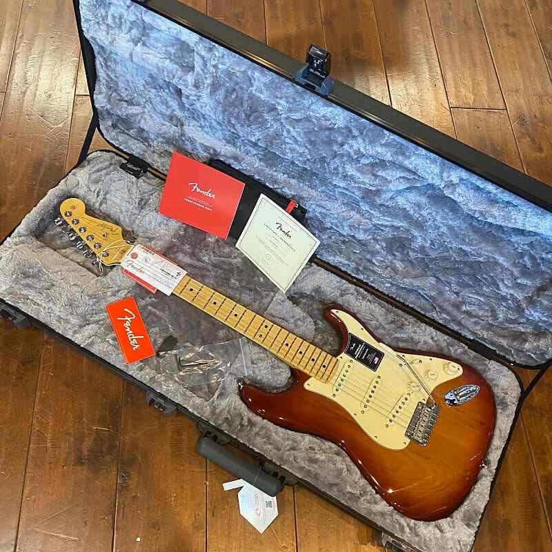 Fender American Pro II Stratocaster MN Maple 2021 Sienna Sunburst US210097326
