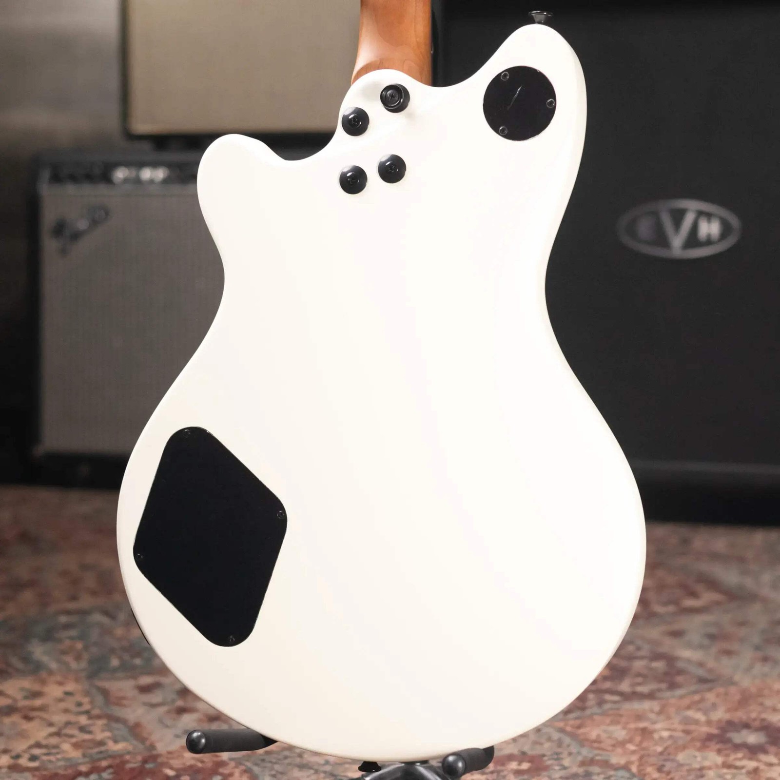 EVH SA-126 Standard Semi-Hollow Electric Guitar – Satin Vintage White