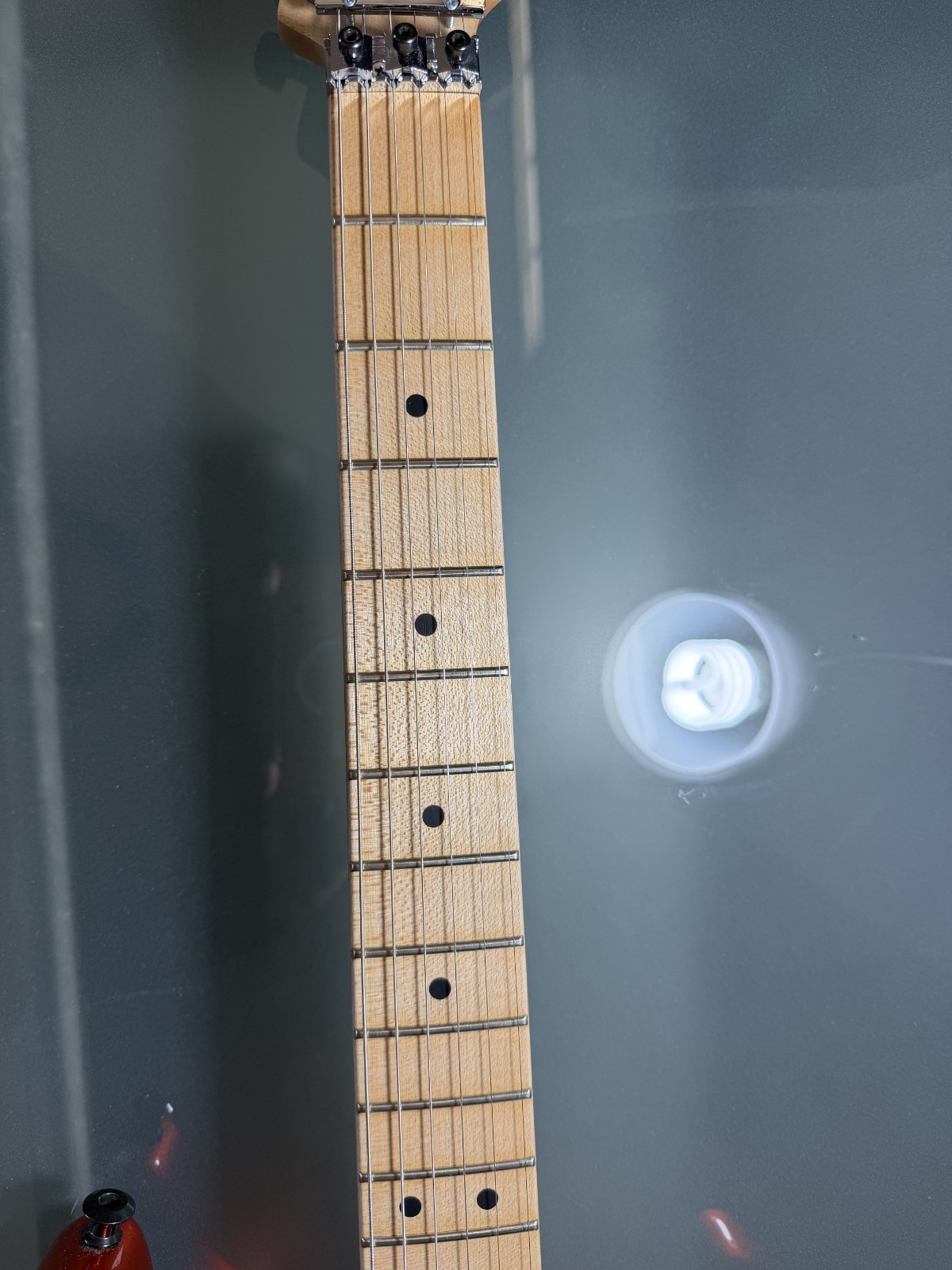 CHARVEL USA SO-CAL CANDY TANGERINE ELECTRIC GUITAR WITH UPGRADES.