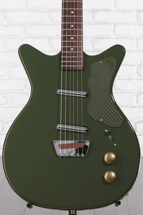 Danelectro Dan O Cool Baritone Electric Guitar – Green