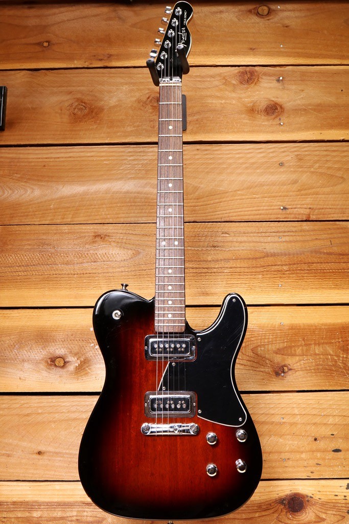 Fender Tele-Sonic + OHSC 1999 – Nice! Crimson Red Transparent 85830