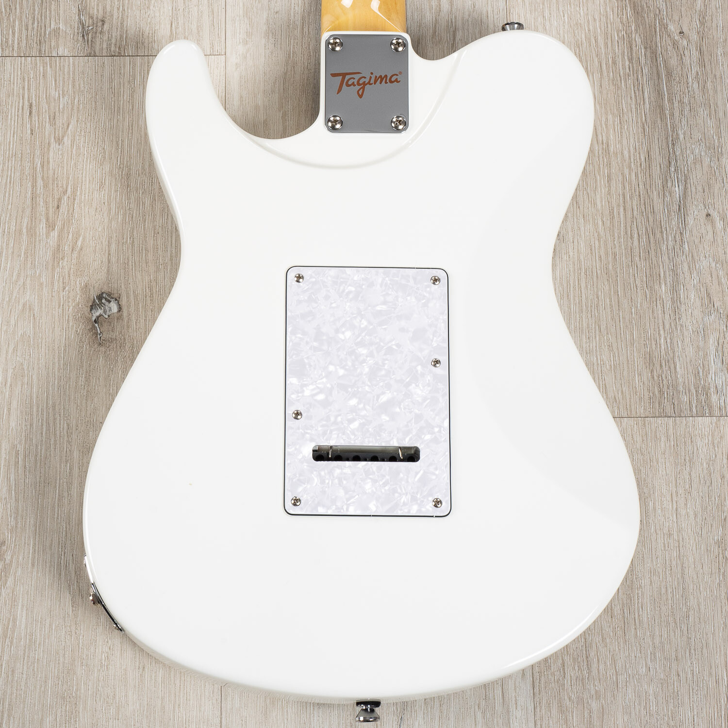 Tagima Brazil T-930 Guitar, Brazilian Pau Ferro Fretboard, White (B-STOCK)