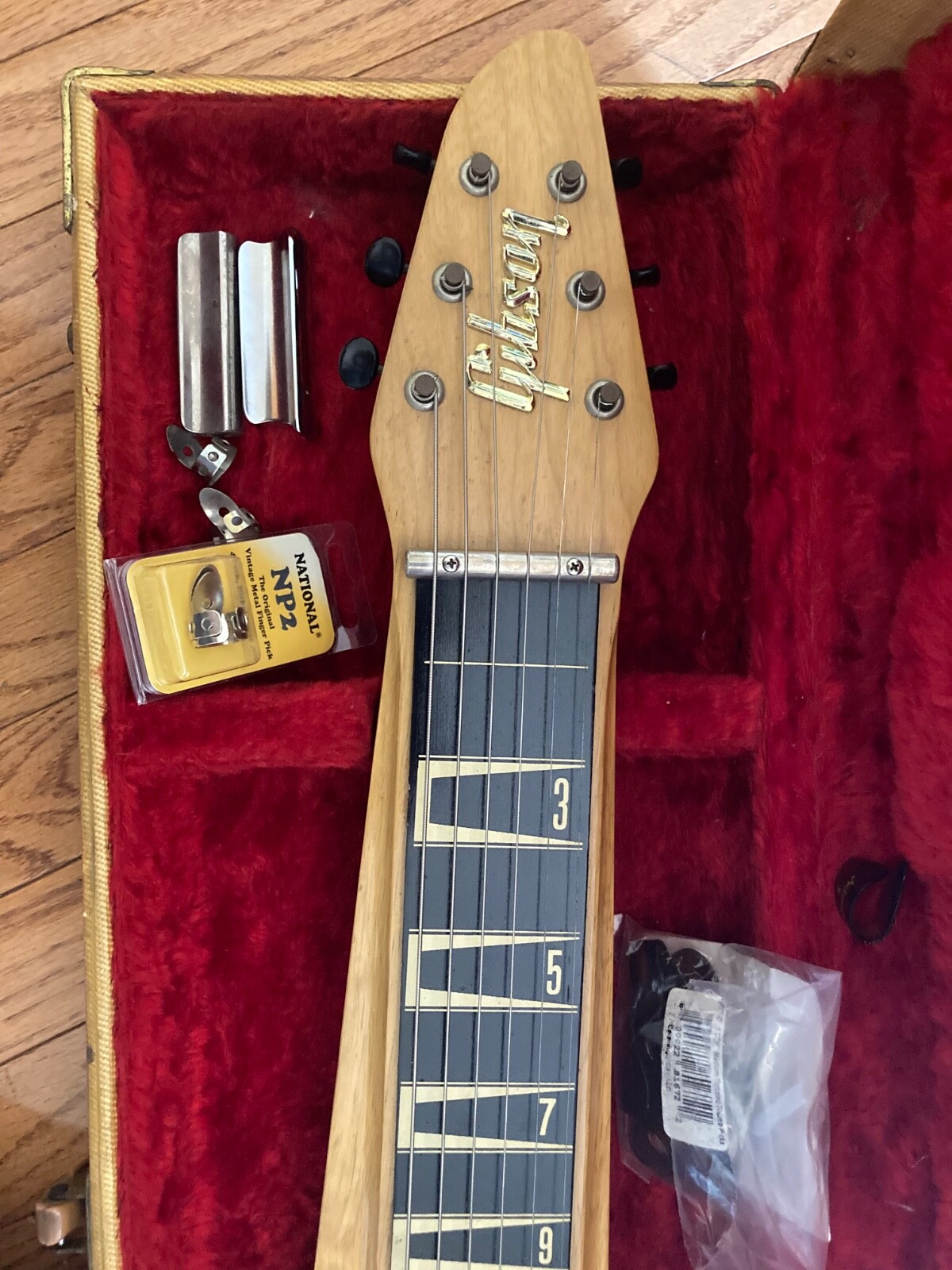 Vintage Korina 1961 Gibson Skylark lap steel guitar