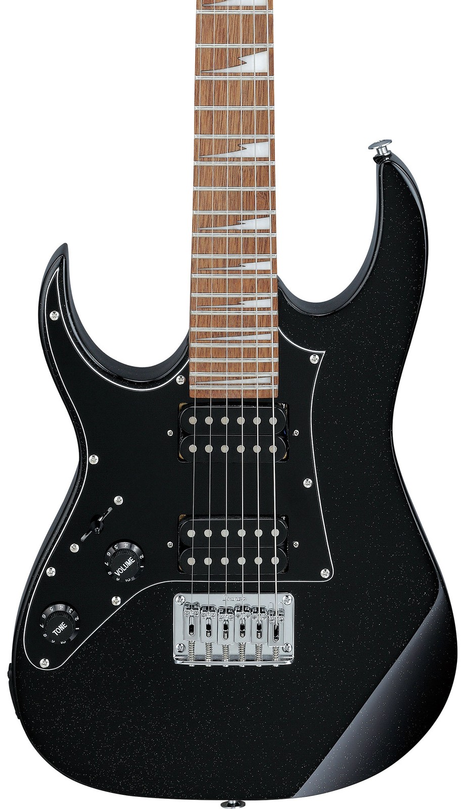 Ibanez GRGM21L RG Gio miKro Short-Scale Electric Guitar, Left Handed – Black Nig