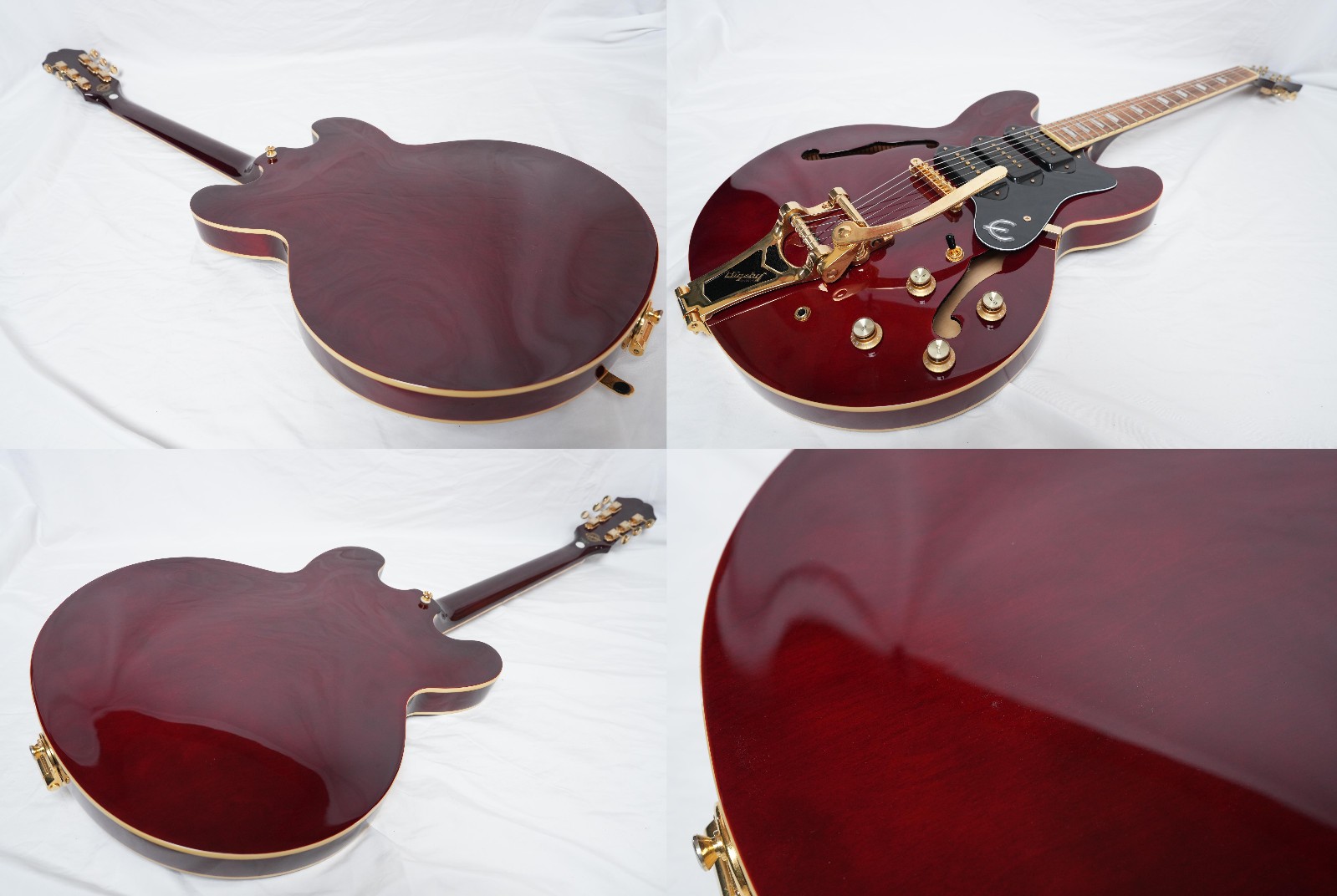 Epiphone Riviera P93 WR Semi-Acoustic Guitar wP-90,Bigsby Excellent Condition