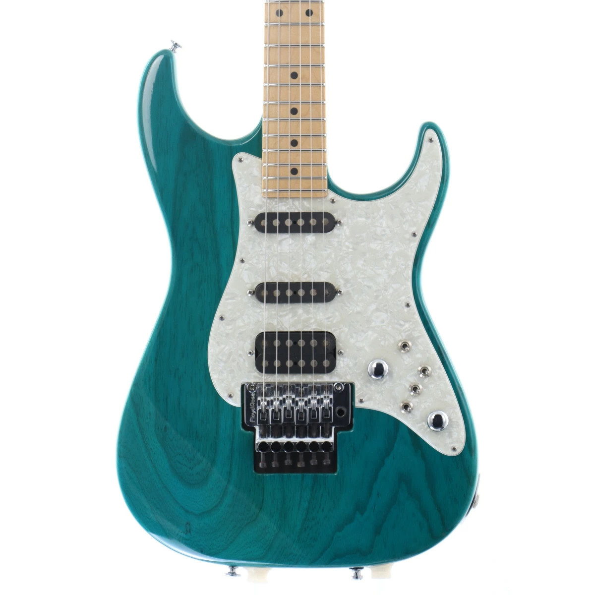 Tom Anderson / The Classic Ash Bora Blue/Maple Fingerboard Floyd Rose