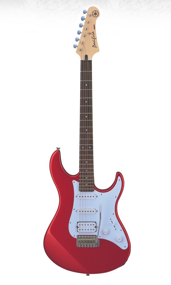 Yamaha PAC012 Pacifica HSS Double Cutaway Electric Guitar with Tremolo – Metalli