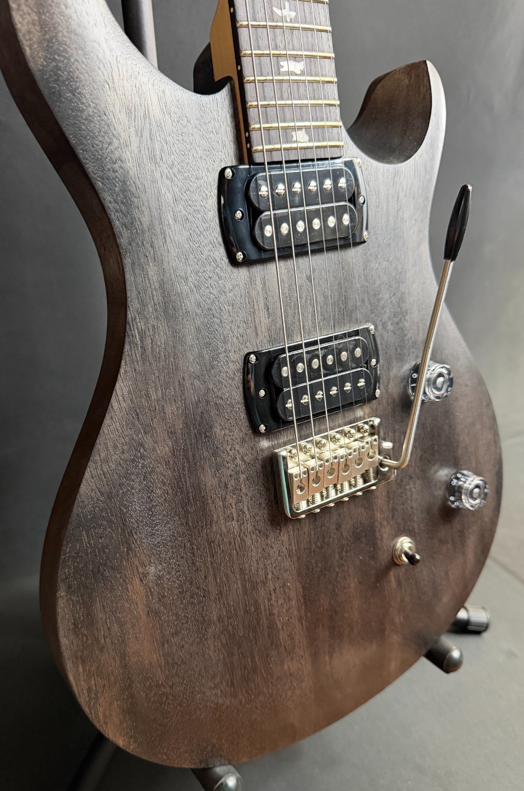 PRS SE CE 24 Standard Satin Electric Guitar Charcoal w/ Gig Bag
