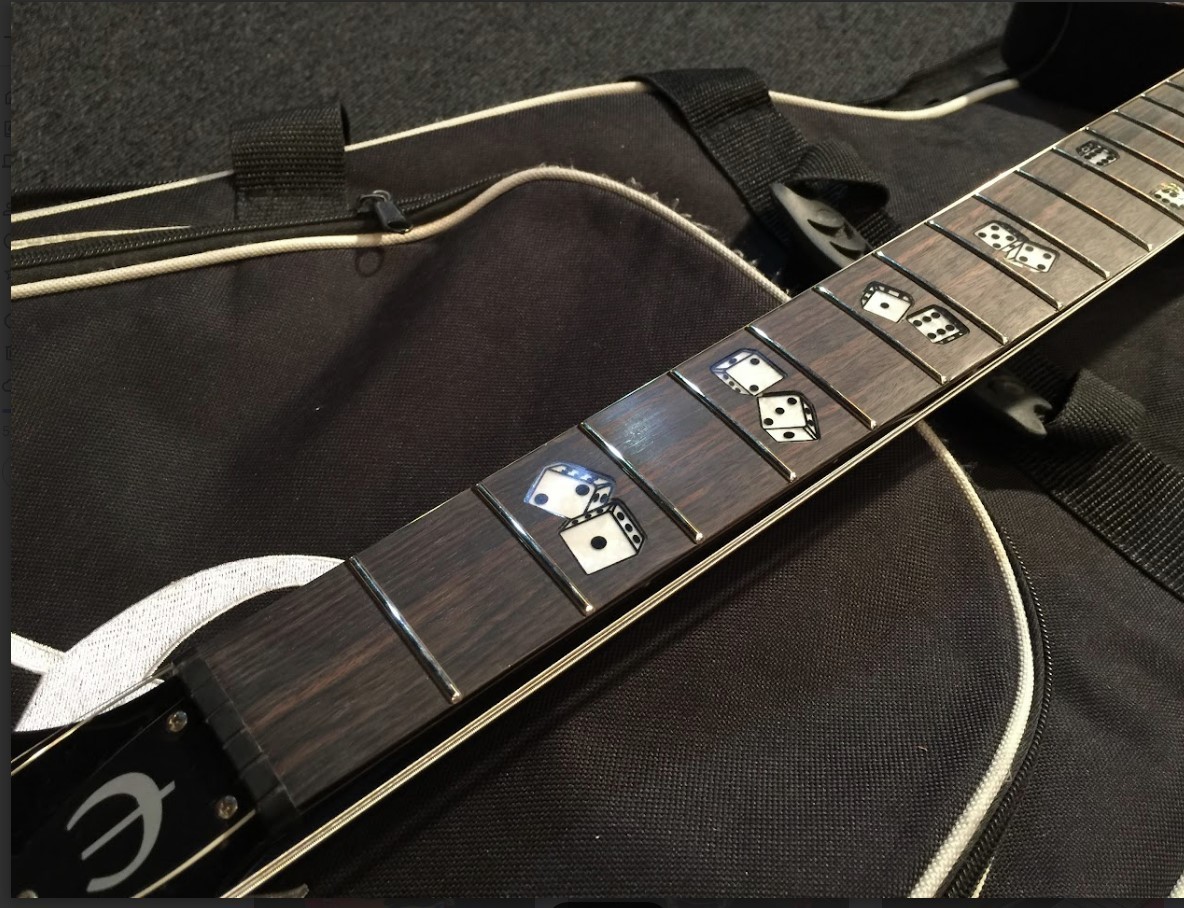 Acoustic Electric Guitar Epiphone HELL KAT Laminated Maple Body S/N U05102174