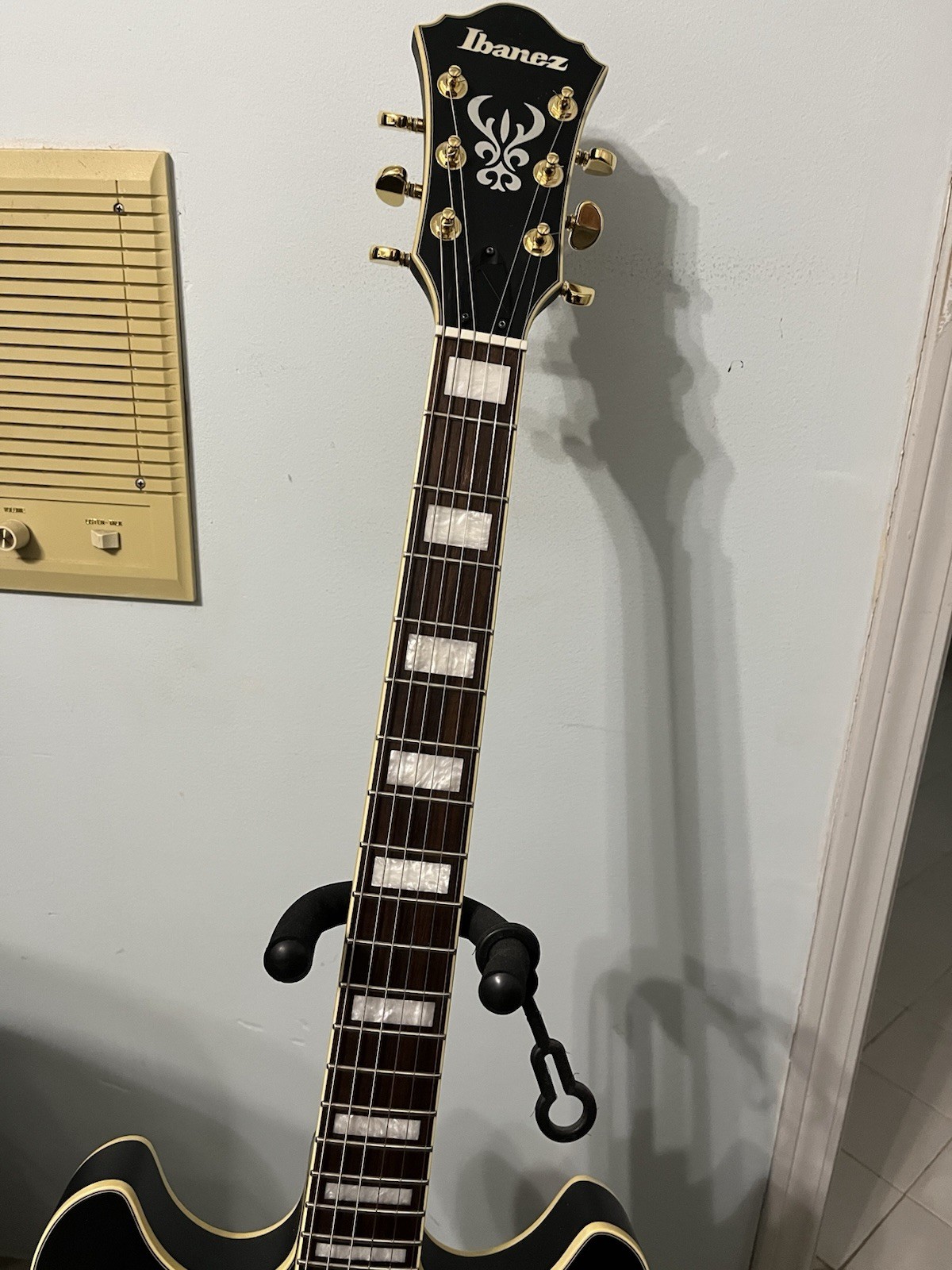 Ibanez AS73G Right-Handed Electric Guitar – Black Flat