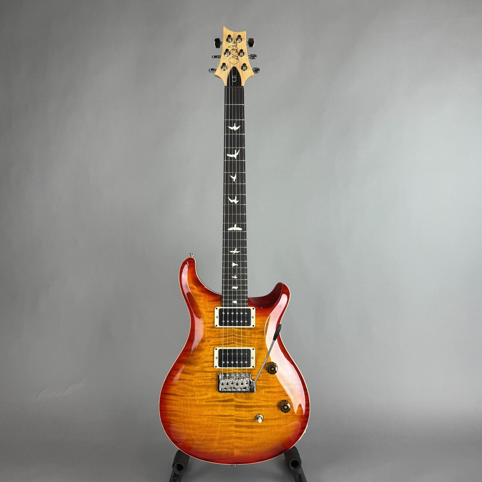 PRS CE 24 Solid Body Electric Guitar W/Gig Bag – Dark Cherry Sunburst (Demo)