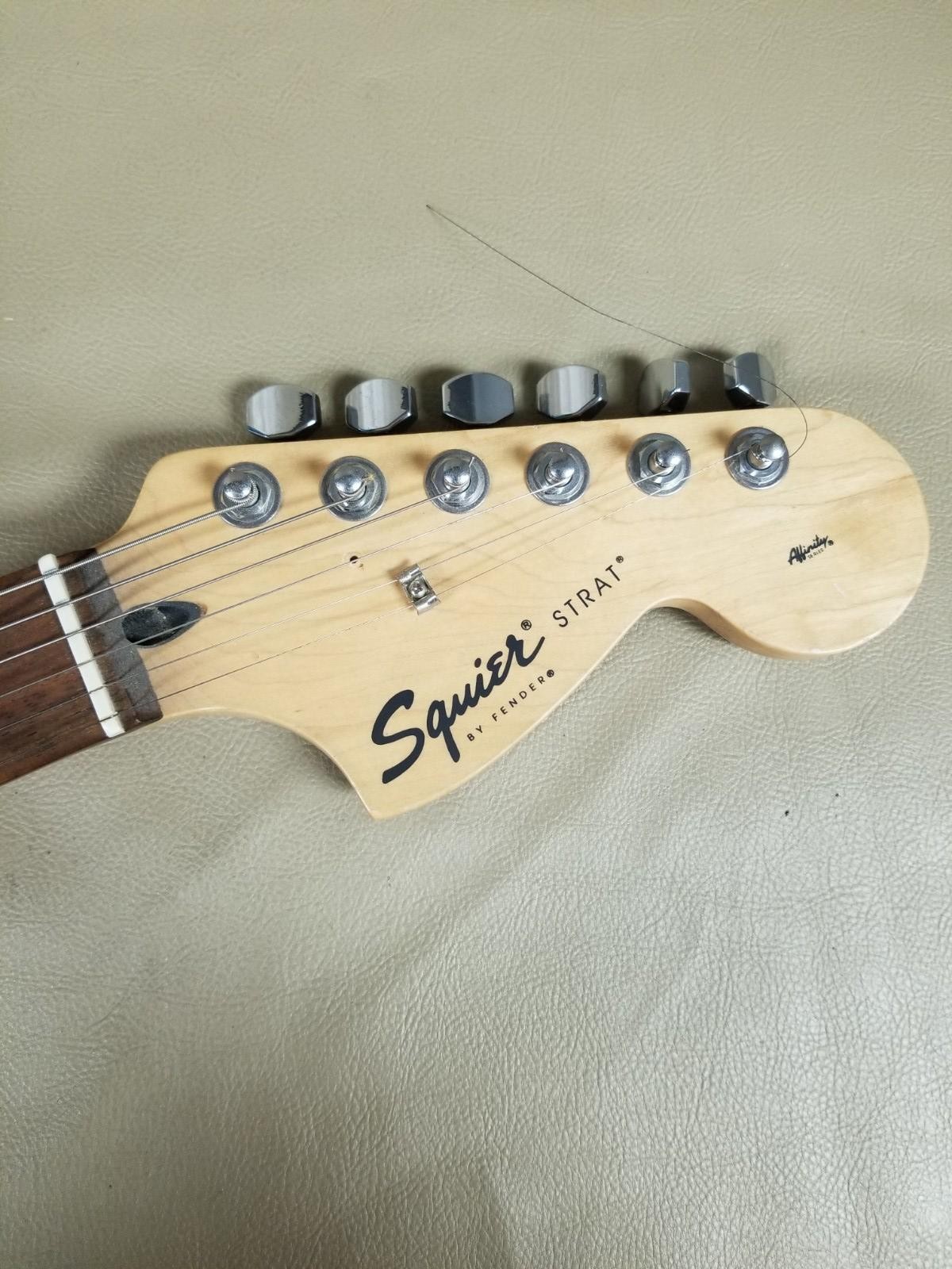 Squier Strat Electric Guitar WORKS! READ!