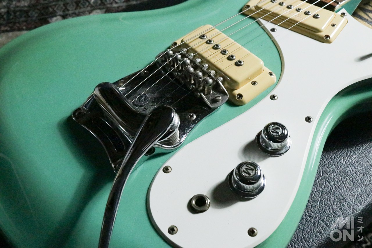 Mosrite The Ventures Model Surf Green Black Cloud