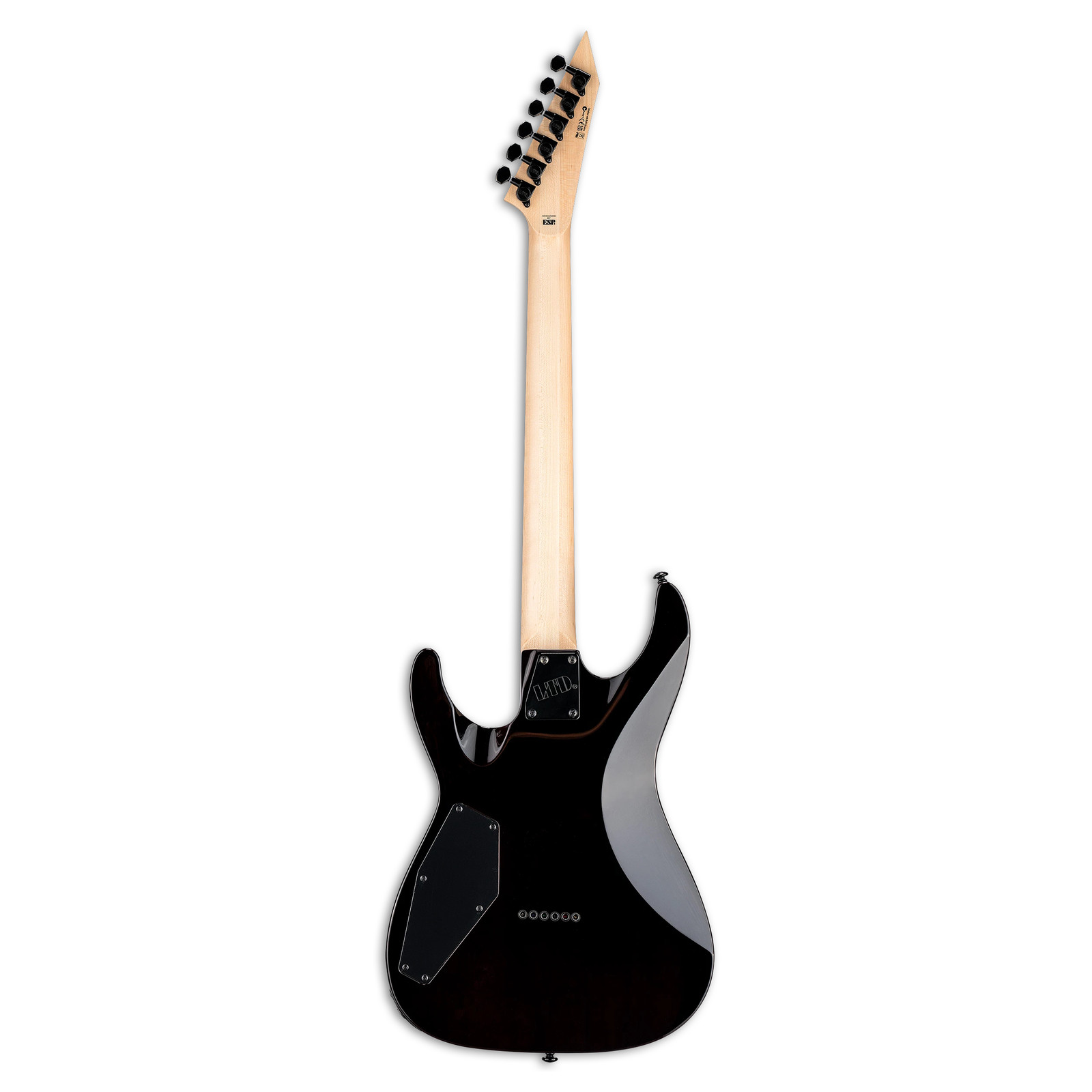 ESP LTD MH-200HT QM Electric Guitar – Dark Brown Sunburst