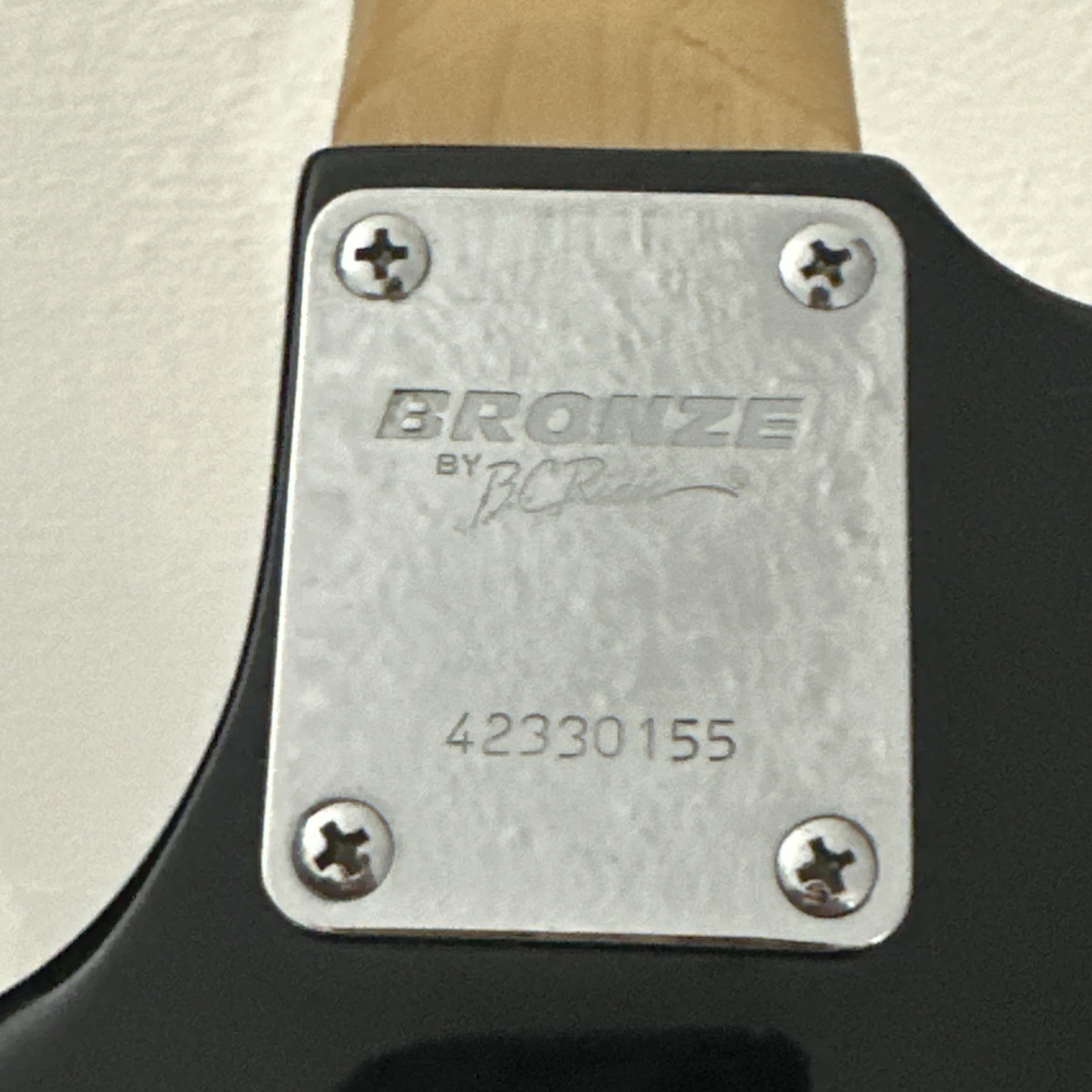 BC Rich Warlock Bronze Series Guitar, Black