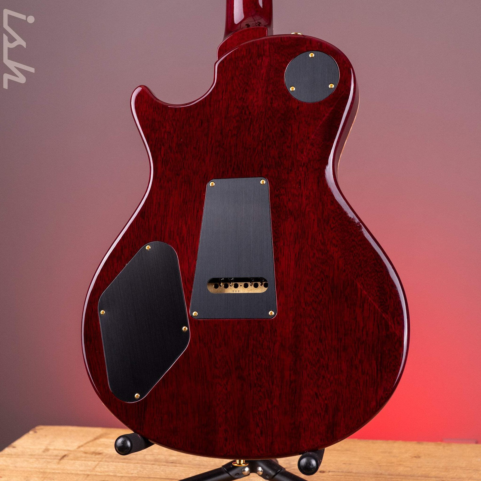 PRS Tremonti 10-Top Charcoal Purple Burst (Natural Binding)