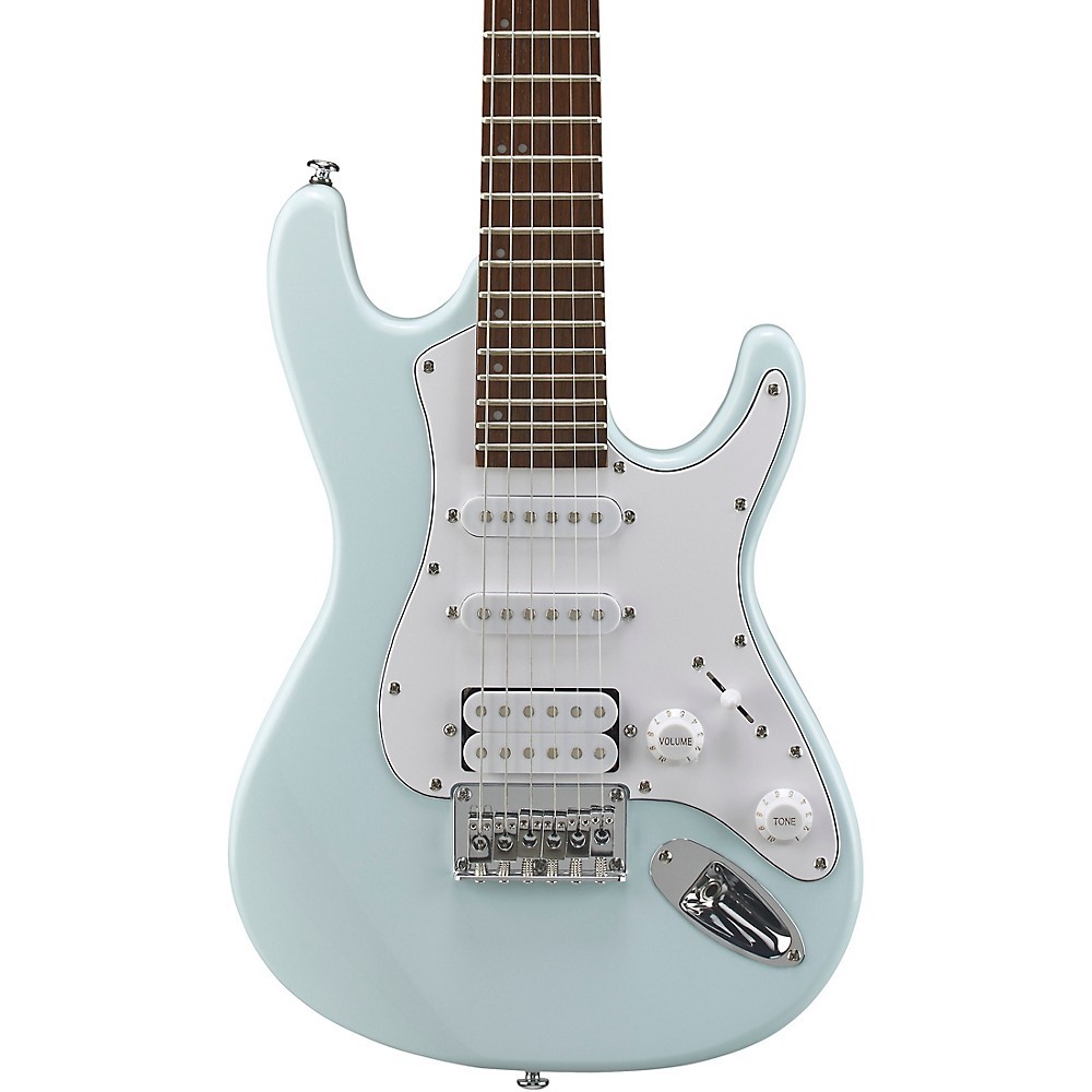 Mitchell TD100 ShortScale Electric Guitar Powder Blue 3Ply White Pickguard