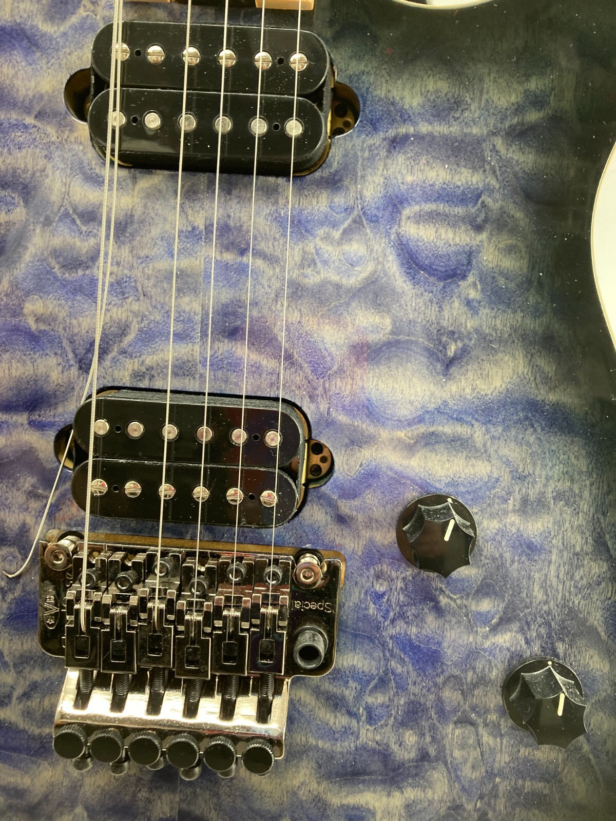 EVH Wolfgang WG Standard Black/Purple Electric Guitar