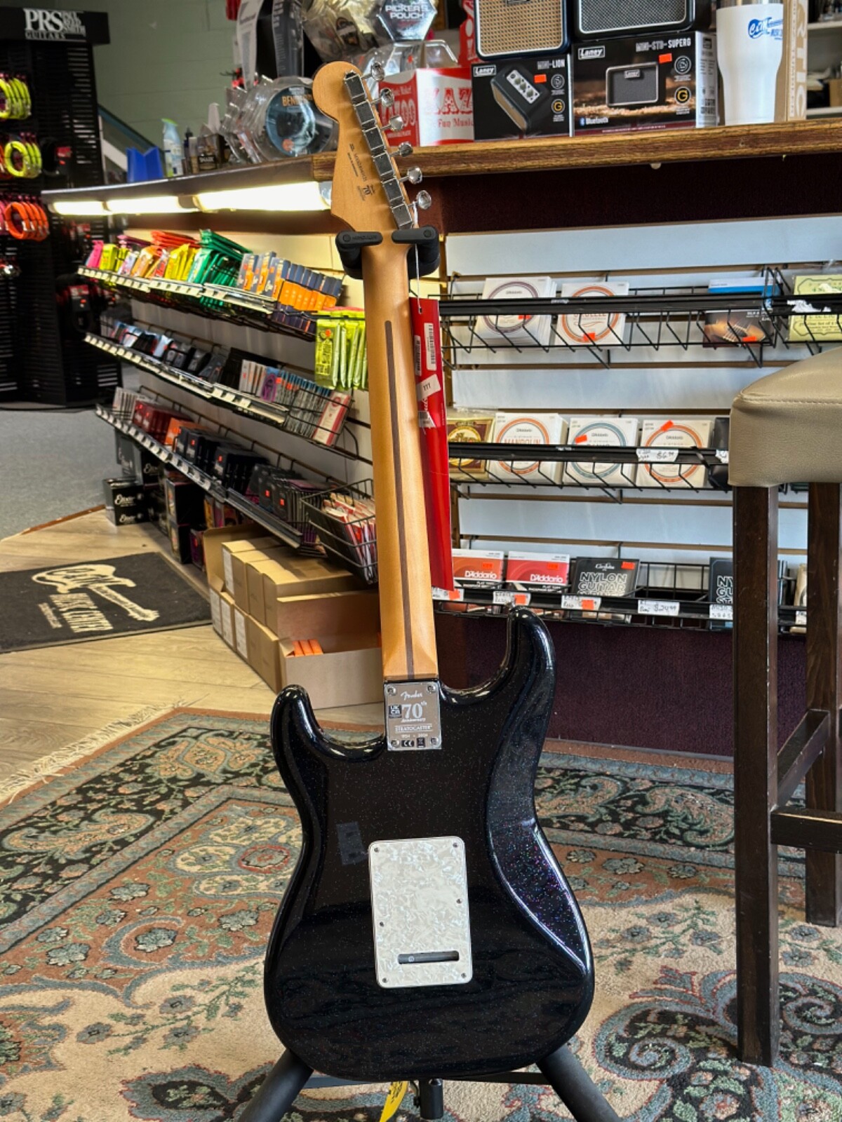 Fender 70th Anniversary Player Stratocaster, RW, Nebula Noir W/ Free Shipping